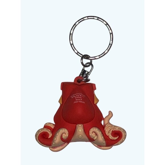 Disney Pixar Finding Dory Hank Octopus Keychain Red & Beige PVC - Picture 5 of 6
